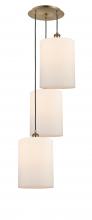 Innovations Lighting 113B-3P-AB-G111-L - Cobbleskill - 3 Light - 16 inch - Antique Brass - Cord Hung - Multi Pendant