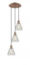 Innovations Lighting 113B-3P-AC-G275 - Conesus - 3 Light - 13 inch - Antique Copper - Cord Hung - Multi Pendant