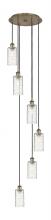 Innovations Lighting 116B-6P-BB-G434-7DE - Crown Point - 6 Light - 16 inch - Brushed Brass - Multi Pendant