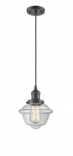 Innovations Lighting 201C-OB-G532 - Oxford - 1 Light - 7 inch - Oil Rubbed Bronze - Cord hung - Mini Pendant