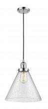 Innovations Lighting 201C-PC-G44-L - Cone - 1 Light - 12 inch - Polished Chrome - Cord hung - Mini Pendant