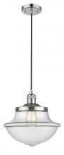 Innovations Lighting 201C-PN-G542 - Oxford - 1 Light - 12 inch - Polished Nickel - Cord hung - Mini Pendant