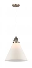 Innovations Lighting 201CSW-AB-G41-L - Cone - 1 Light - 12 inch - Antique Brass - Cord hung - Mini Pendant