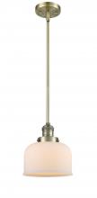 Innovations Lighting 201S-AB-G71-LED - Bell - 1 Light - 8 inch - Antique Brass - Stem Hung - Mini Pendant