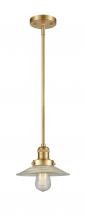 Innovations Lighting 201S-SG-G2 - Halophane - 1 Light - 9 inch - Satin Gold - Stem Hung - Mini Pendant