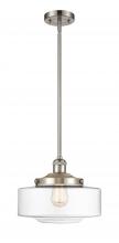 Innovations Lighting 201S-SN-G692-12-LED - Bridgeton - 1 Light - 12 inch - Brushed Satin Nickel - Stem Hung - Mini Pendant