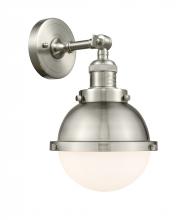 Innovations Lighting 203-SN-HFS-61-SN - Hampden - 1 Light - 7 inch - Brushed Satin Nickel - Sconce