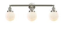 Innovations Lighting 205-SN-G201-6-LED - Beacon - 3 Light - 30 inch - Brushed Satin Nickel - Bath Vanity Light