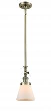 Innovations Lighting 206-AB-G61 - Cone - 1 Light - 6 inch - Antique Brass - Stem Hung - Mini Pendant