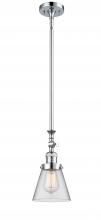 Innovations Lighting 206-PC-G62 - Cone - 1 Light - 6 inch - Polished Chrome - Stem Hung - Mini Pendant