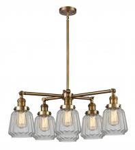 Innovations Lighting 207-6CR-BB-G142 - Chatham 6 Light Chandelier