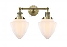 Innovations Lighting 208-AB-G661-7 - Bullet - 2 Light - 18 inch - Antique Brass - Bath Vanity Light