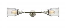 Innovations Lighting 208L-SN-G184 - Canton - 2 Light - 6 inch - Brushed Satin Nickel - Bath Vanity Light