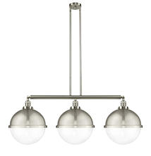 Innovations Lighting 213-SN-HFS-122-SN - Hampden - 3 Light - 45 inch - Brushed Satin Nickel - Stem Hung - Island Light