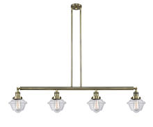 Innovations Lighting 214-AB-G532 - Oxford - 4 Light - 52 inch - Antique Brass - Stem Hung - Island Light