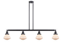 Innovations Lighting 214-BK-G321 - Olean - 4 Light - 51 inch - Matte Black - Stem Hung - Island Light