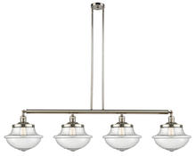 Innovations Lighting 214-PN-G544-LED - Oxford - 4 Light - 54 inch - Polished Nickel - Stem Hung - Island Light