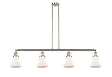 Innovations Lighting 214-SN-G191-LED - Bellmont - 4 Light - 51 inch - Brushed Satin Nickel - Stem Hung - Island Light