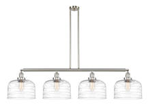 Innovations Lighting 214-SN-G713-L-LED - Bell - 4 Light - 54 inch - Brushed Satin Nickel - Stem Hung - Island Light