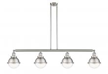 Innovations Lighting 214-SN-HFS-62-SN - Hampden - 4 Light - 52 inch - Brushed Satin Nickel - Stem Hung - Island Light