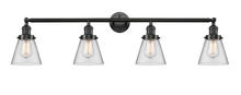 Innovations Lighting 215-OB-G62 - Cone - 4 Light - 42 inch - Oil Rubbed Bronze - Bath Vanity Light