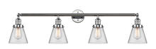 Innovations Lighting 215-PC-G62 - Cone - 4 Light - 42 inch - Polished Chrome - Bath Vanity Light