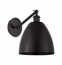 Innovations Lighting 317-1W-BK-MBD-9-BK - Bristol - 1 Light - 9 inch - Matte Black - Sconce