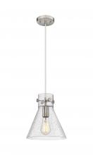 Innovations Lighting 410-1PM-SN-G411-10SDY - Newton Cone - 1 Light - 10 inch - Satin Nickel - Cord hung - Pendant