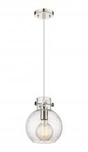 Innovations Lighting 410-1PS-PN-G410-8SDY - Newton Sphere - 1 Light - 8 inch - Polished Nickel - Cord hung - Mini Pendant