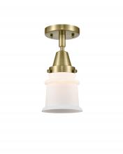 Innovations Lighting 447-1C-AB-G181S - Canton - 1 Light - 6 inch - Antique Brass - Flush Mount