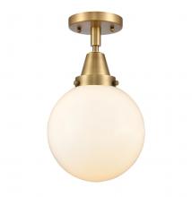 Innovations Lighting 447-1C-BB-G201-8 - Beacon - 1 Light - 8 inch - Brushed Brass - Flush Mount