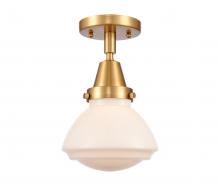 Innovations Lighting 447-1C-SG-G321 - Olean - 1 Light - 7 inch - Satin Gold - Flush Mount