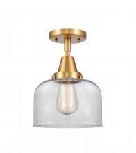 Innovations Lighting 447-1C-SG-G72 - Bell - 1 Light - 8 inch - Satin Gold - Flush Mount