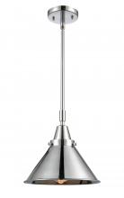 Innovations Lighting 447-1S-PC-M10-PC - Briarcliff - 1 Light - 10 inch - Polished Chrome - Mini Pendant