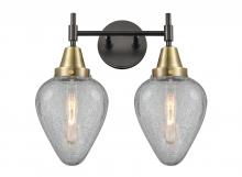 Innovations Lighting 447-2W-BAB-G165-LED - Geneseo - 2 Light - 16 inch - Black Antique Brass - Bath Vanity Light