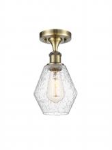 Innovations Lighting 516-1C-AB-G654-6 - Cindyrella - 1 Light - 6 inch - Antique Brass - Semi-Flush Mount