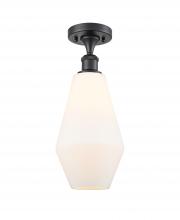 Innovations Lighting 516-1C-BK-G651-7 - Cindyrella - 1 Light - 7 inch - Matte Black - Semi-Flush Mount