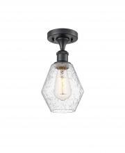 Innovations Lighting 516-1C-BK-G654-6 - Cindyrella - 1 Light - 6 inch - Matte Black - Semi-Flush Mount