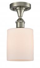 Innovations Lighting 516-1C-SN-G111 - Cobbleskill - 1 Light - 5 inch - Brushed Satin Nickel - Semi-Flush Mount