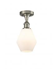 Innovations Lighting 516-1C-SN-G651-6 - Cindyrella - 1 Light - 6 inch - Brushed Satin Nickel - Semi-Flush Mount