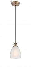 Innovations Lighting 516-1P-BB-G441 - Brookfield - 1 Light - 6 inch - Brushed Brass - Cord hung - Mini Pendant