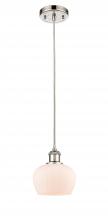 Innovations Lighting 516-1P-PN-G91 - Fenton - 1 Light - 7 inch - Polished Nickel - Cord hung - Mini Pendant