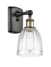 Innovations Lighting 516-1W-BAB-G442-LED - Brookfield - 1 Light - 6 inch - Black Antique Brass - Sconce