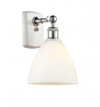 Innovations Lighting 516-1W-WPC-GBD-751 - Bristol - 1 Light - 8 inch - White Polished Chrome - Sconce