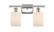 Innovations Lighting 516-2W-PN-G341 - Hadley - 2 Light - 15 inch - Polished Nickel - Bath Vanity Light