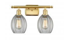 Innovations Lighting 516-2W-SG-G82 - Eaton - 2 Light - 16 inch - Satin Gold - Bath Vanity Light