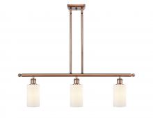 Innovations Lighting 516-3I-AC-G801 - Clymer - 3 Light - 36 inch - Antique Copper - Cord hung - Island Light