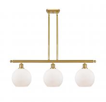 Innovations Lighting 516-3I-SG-G121 - Athens - 3 Light - 36 inch - Satin Gold - Cord hung - Island Light