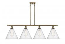 Innovations Lighting 516-4I-AB-GBC-124 - Berkshire - 4 Light - 50 inch - Antique Brass - Cord hung - Island Light