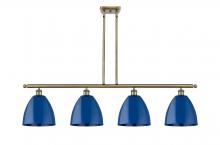 Innovations Lighting 516-4I-AB-MBD-9-BL - Plymouth - 4 Light - 48 inch - Antique Brass - Cord hung - Island Light